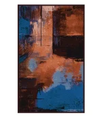 فرشینه مدرن طرح کوبیسم رنگی کد7056