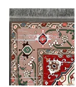 فرشینه کلاسیک نقشه اسلیمی کرم پیازی وینتیج کد4060 - تصویر 3