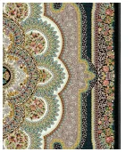 فرشینه کلاسیک سرمه ای فرش باکس قابل شستشوکد4157 - تصویر 3