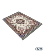 فرشینه پریمیوم طرح کلاسیک کرم کد4249 - تصویر 3