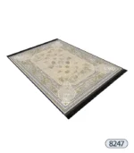 فرشینه پریمیوم فرش باکس نسکافه ای طوسی کد8247 - تصویر 3