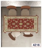زیرسفره ورومیزی مخمل لطیف و قابل شستشو 6 تا8 نفره4216