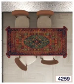 زیرسفره ورومیزی مخمل لطیف و قابل شستشو 6 تا8 نفره4259