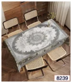 زیرسفره ورومیزی مخمل لطیف و قابل شستشو 6 تا8 نفره8239