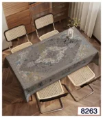 زیرسفره ورومیزی مخمل لطیف و قابل شستشو 6 تا8 نفره8263