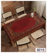 زیرسفره ورومیزی مخمل لطیف و قابل شستشو 6 تا8 نفره9215