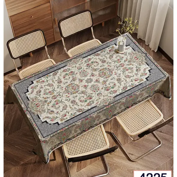 زیرسفره ورومیزی مخمل لطیف و قابل شستشو 6 تا8 نفره4225/3