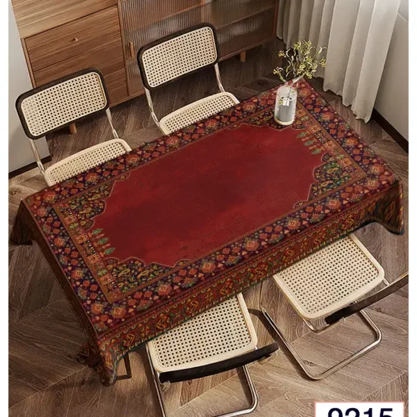 زیرسفره ورومیزی مخمل لطیف و قابل شستشو 6 تا8 نفره9215/3