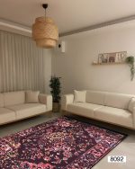 فرشینه پریمیوم فرش باکس کالکشن وینتیج قابل شستشو کد8092 - تصویر 2